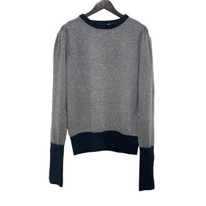 Random Identities Wool Cashmere Blend Crew Neck Gray Sweater Size Medium